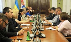 28. jul 2016. Članovi Odbora za evropske integracije u razgovoru sa potpredsednicom Vlade Ukrajine za evropske i evroatlantske integracije